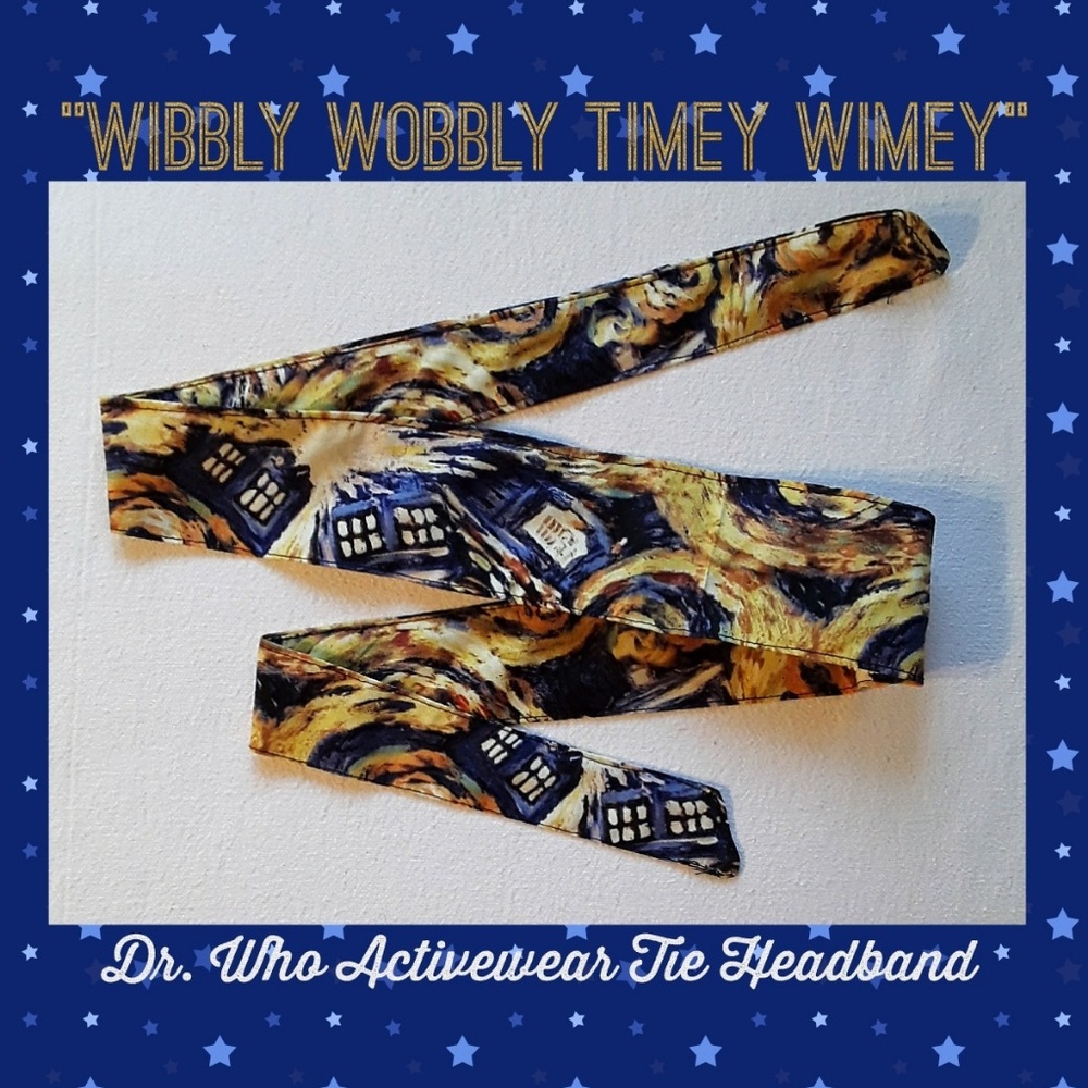 DoctorWho Tie Headband